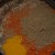 take chilli powder, corainder powder , garam masala , 1 teaspoon each, along with two pinch of turmeric powder.