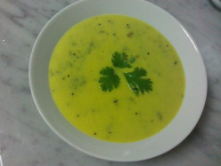 Recipe for Yogurt Curry (Gujarati Kadhi)