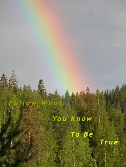 Follow Your Truth Rainbow