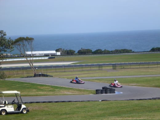 Plenty of things to do, places to see and life to live after being birthed in to the world  (Phillip Island Go-Kart Track)