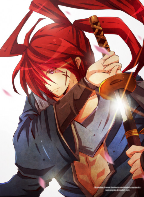 Kenshin Himura: The main protagonist of Rorouni Kenshin