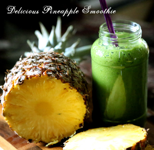 Not your typical pineapple smoothie!