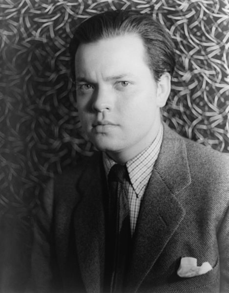 Orson Welles as photographed by Carl Van Vechten in 1937.