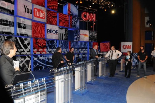 Setting the stage for a presidential debate