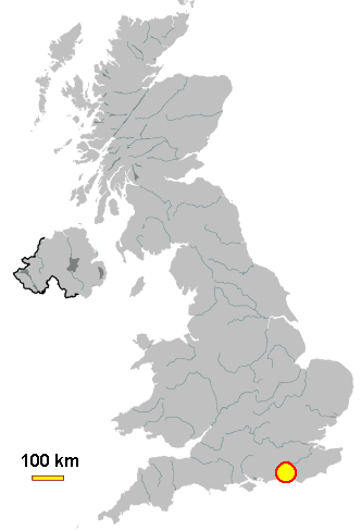 Map location of Brighton, United Kingdom