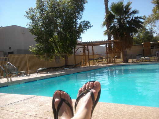 Or relax by the pool!