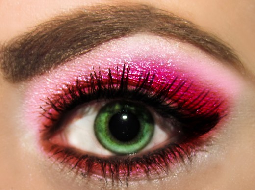 Fun Eye Makeup Ideas: Party Pinks