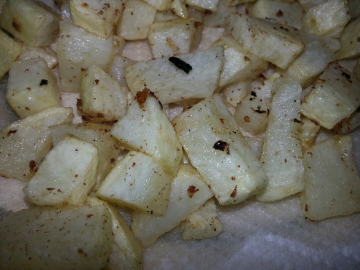 Fried potatoes