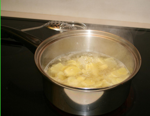 Bring to a boil and reduce to simmer  Simmer 40 minutes