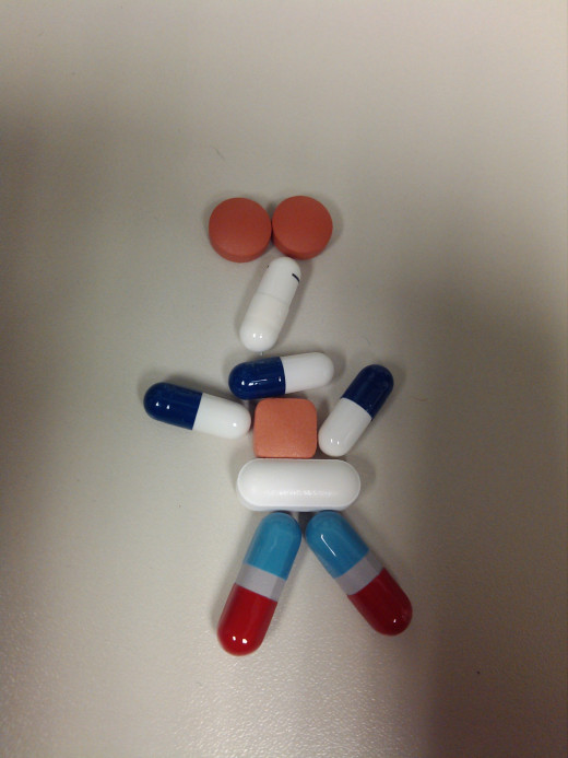 PILL MAN! If I am stuck taking these things, I might as well have some fun with them!