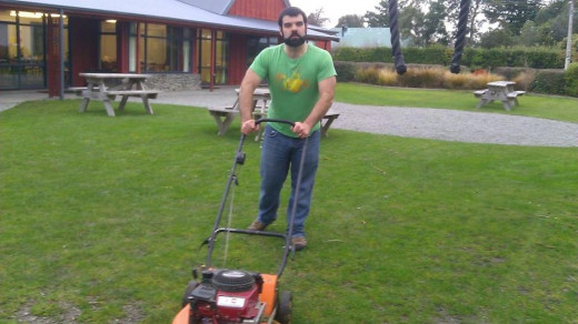 Cutting yards baby. 