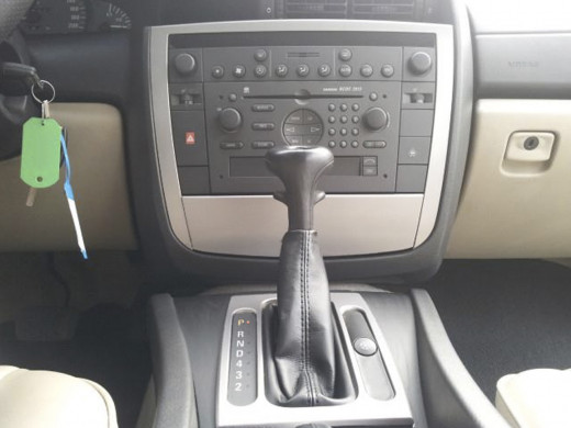 Example of a gear-shift lever with automatic transmission 