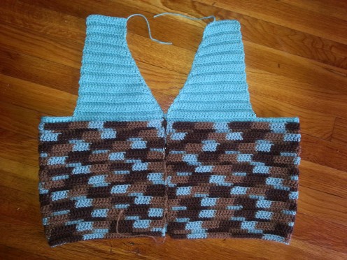Both Straps completed (front)