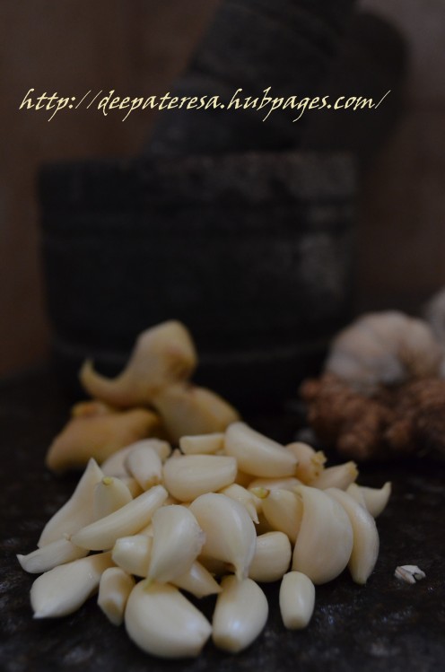 Ginger n garlic to be crushed