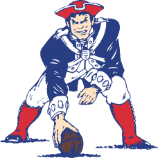 Pat Patriot, The Patriots logo from 1964 to 1992