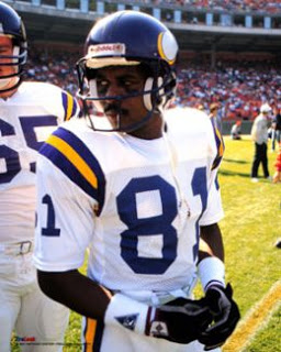 Anthony Carter: the hero wide receiver in the Vikings stunning upset over the 49er's in the 1988 NFC Divisional Playoff Round