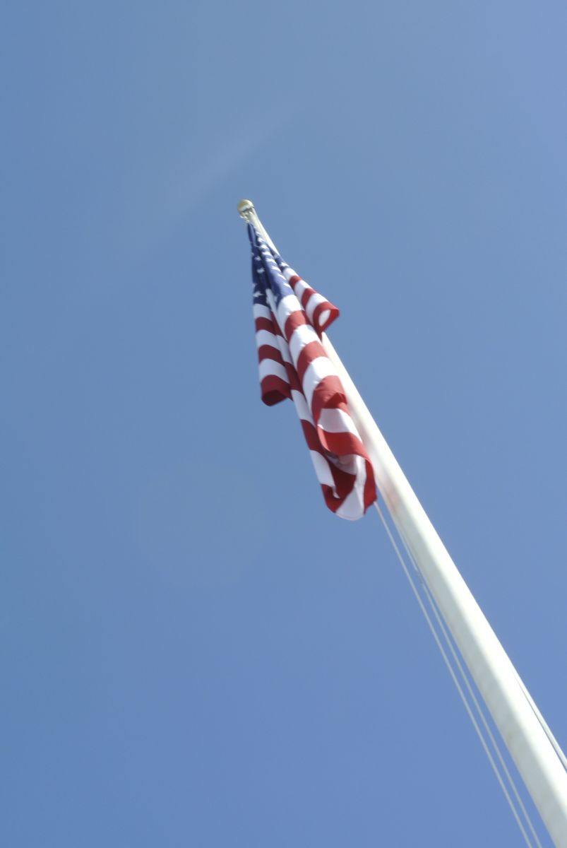 Flagpole at the USS Arizona Memorial