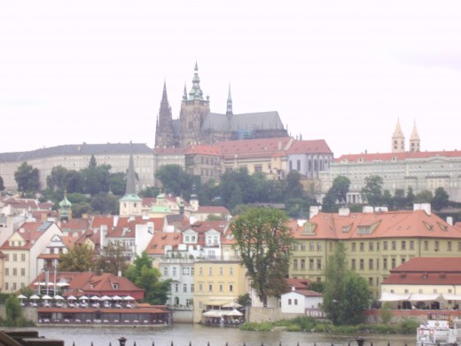 If you are lucky enough to get really, really wealthy, you can buy something like the Prague Castle at the top of the hill.