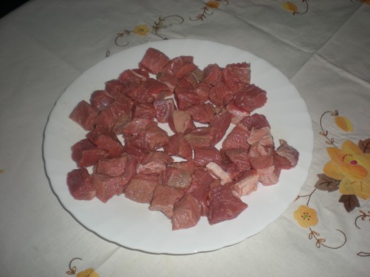 Chopped fresh beef