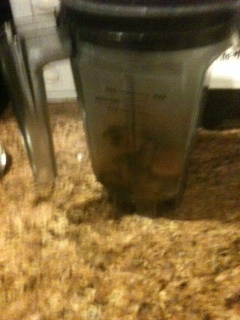 After removing the squash blend until smooth.