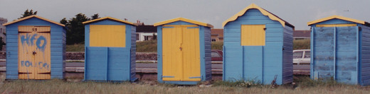 Beach huts at Bognor Regis