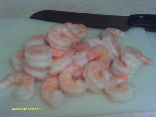 Shrimp is always added to the gumbo last.