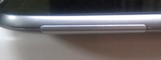 The volume rocker control button is quite large.  Sometimes I am annoyed somewhat when I accidentally touch it.