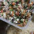 Add the vegetable mix to the couscous. Add the vegetable mix to the couscous.