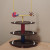 Football shaped cupcake tower
