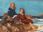 This painting can be found in the collection of the National Library of Wales. Image courtesy of Wiki Commons