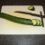 Cucumber is sliced at an angle to provide larger, more attractive slices