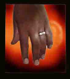A wedding ring is a sign of commitment
