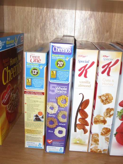 Cereal I got for really cheap, ranging from 2.00 down to .50 a box! 