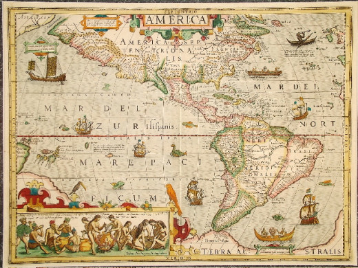 The New World, 17th c. maps