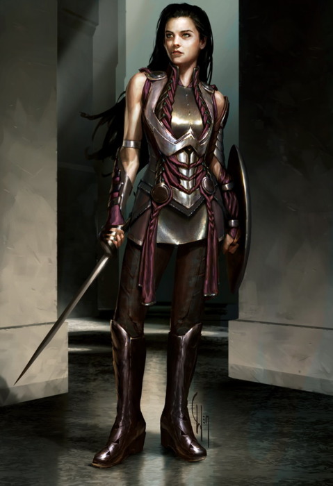 Concept Art of Sif from "Thor"