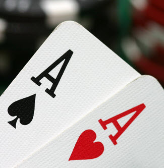 The highest starting hand in Texas Hold'em