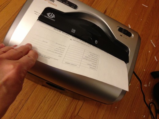 Reduce the time and wasted paper spent shredding old documents when you learn to go paperless.