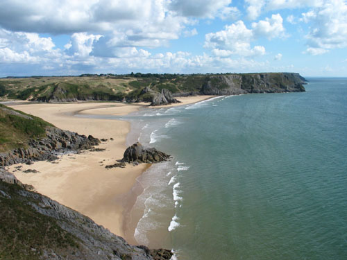 The Gower coast, Wales