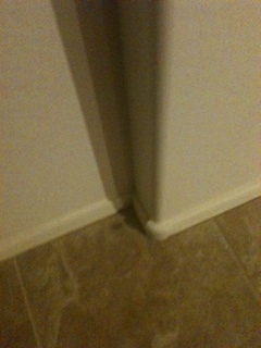 Get the corners and baseboards