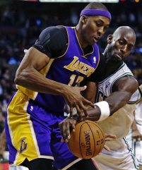Dwight Howard exhibiting another MVP performance.