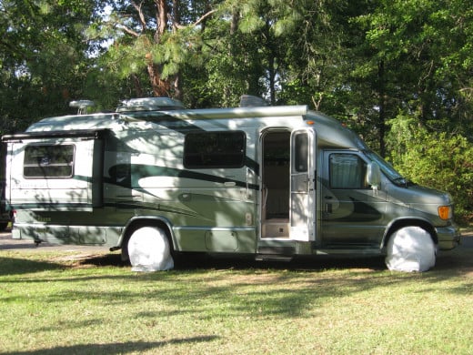 Rent a Van - or a motor home for long road trips.