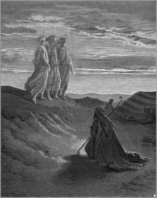 Abraham and the three strangers
