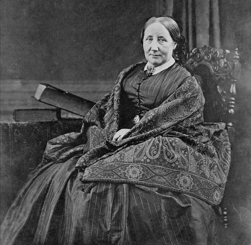 Photograph of Elizabeth Gaskell from around 1860