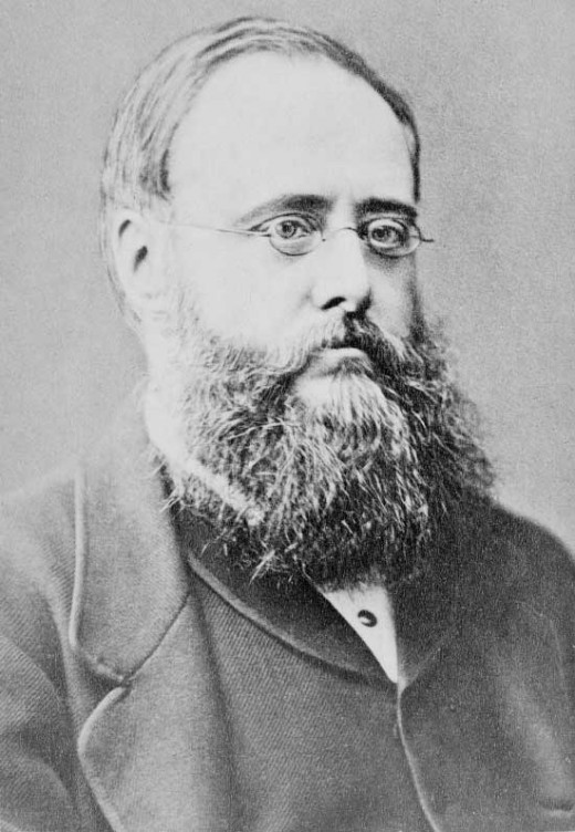 Photograph of Wilkie Collins from 1871