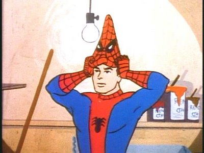 "Superman owns an ice castle.  Batman has a wicked cave.  I get a one bedroom apartment and a broom closet.  Nice."