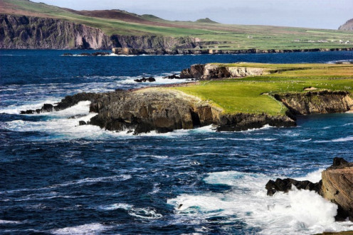 Irish Atlantic Coast in the southwest.