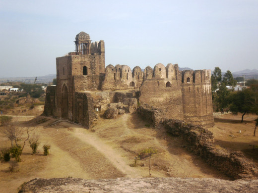 Shah Chand Wali Gate. Rohtas Fort is well preserved and has multiple gates each with a unique design.