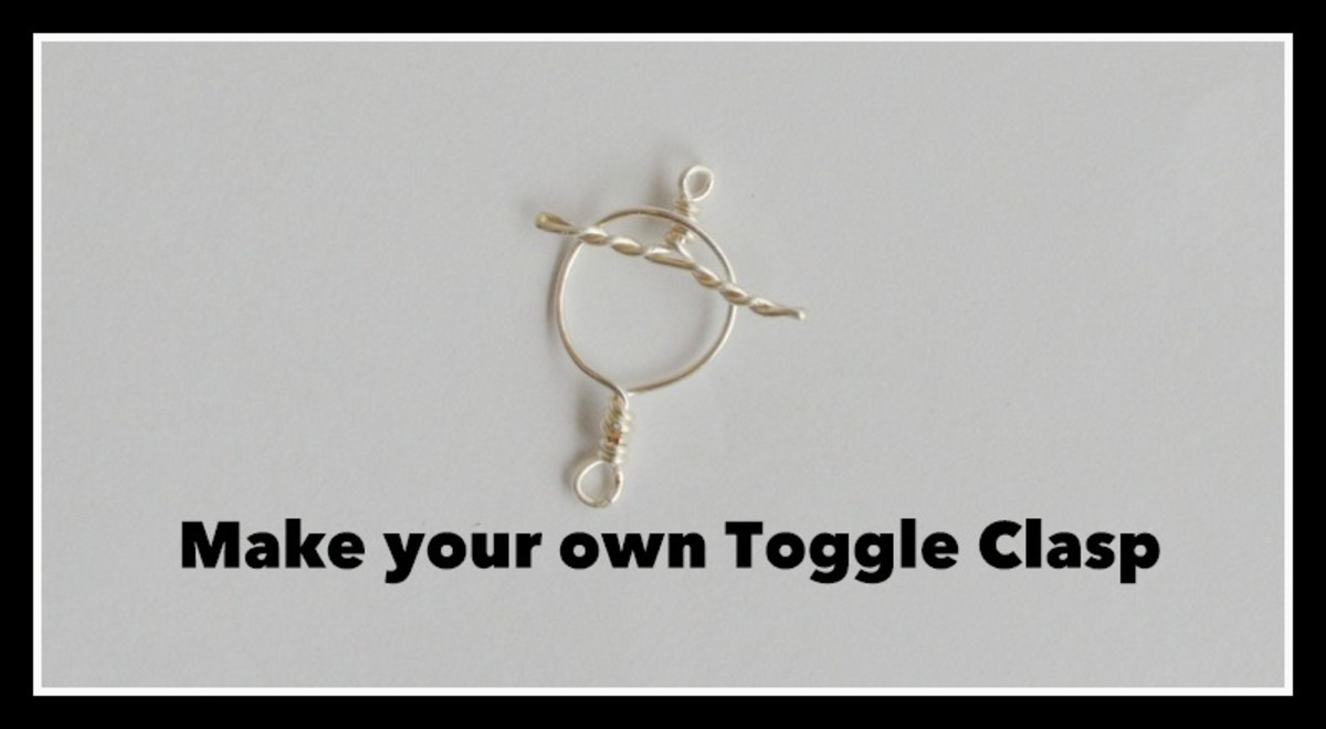 How to Make your own Wire Toggle Clasp for Jewelry | FeltMagnet