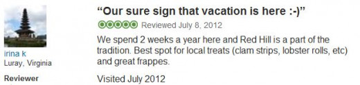 Trip Advisor review by irina k from Luray, VA.
