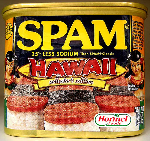 Hawaii Spam label 2003 Collector's Edition